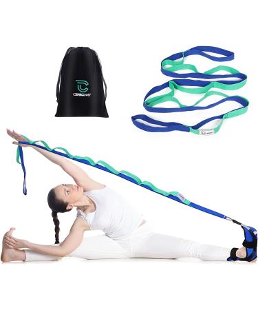 Cerbonny Calf Stretcher & Foot Stretcher Set 9 Loops Yoga Stretching Strap with Door Anchor  Snap Hook  Nonelastic Leg Stretcher for Plantar Fasciitis Relief  Achilles Tendonitis  Pilates and Dance - Buy Online on GoSupps.com