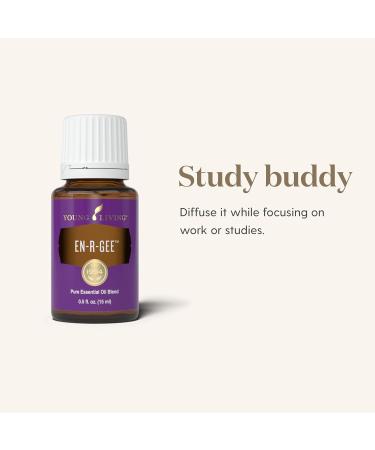 Young Living En-R-Gee Essential Oil 15ml | Boost Energy Vitality & Focus - Invigorating Aromatherapy for Body & Mind - Buy Online on GoSupps.com