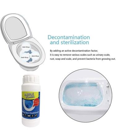 URFEDA Toilet detergent Particles Foam Cleaner Automatic Toilet Cleaning Pipe Dredging Detergent Bubble Bombs for Main Lines Sinks Tubs Toilets Showers Kitchen Sinks - Buy Online on GoSupps.com