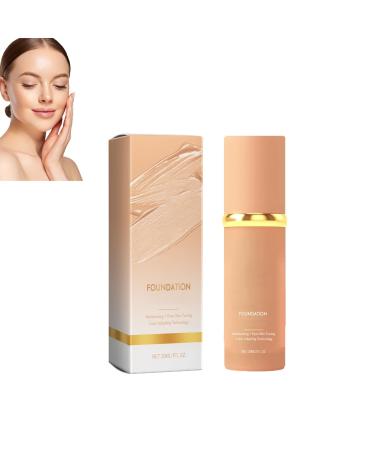 4 in 1 Liquid Foundation, Color Changing Foundation with SPF 50+, Adapts to Skin Color, Long-Lasting Concealer & Moisturizing, No Fade, No Stick(1PCS)