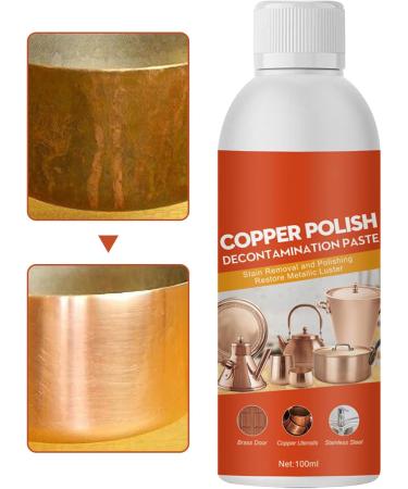 Copper Polishing Cream | Gently Copper Cleaner for Pots Rust Removal for Metal 100 Ml Cleans Without Scratching for Kitchen Accessories Jewelry Watches Instruments for Brass Littryee - Buy Online on GoSupps.com