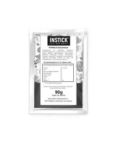 Intick Sugar-Free Instant Peach Drink - Vegan Low-Calorie Powder | 18L Pack with Vitamin C - Buy Online on GoSupps.com