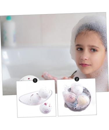  FRCOLOR FRCOLOR 2 Pieces Bubble Bath Ball Jewelry Organic Steam Milk Essential Oil Bath Bomb Maker Moisturizing Bombs Pink Bubble Sea Salt - Buy Online on GoSupps.com