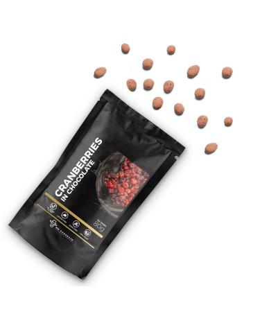 Dried cranberries in dessert chocolate - mr fudgesto sweets - premium enjoyment - luxurious confectionery for gourmet joy - box 80g - Buy Online on GoSupps.com