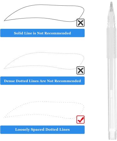 Stylo Marqueur Chirurgical tanche Pointe Fine 1 MM Blanc pour Maquillage et Tatouage Professionnel - Buy Online on GoSupps.com