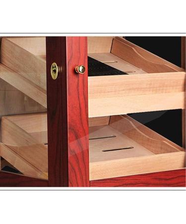 MOLVUS Cigar Box Cigar Cabinet-Cigar Humidifier Three-Layer Box Large Capacity Cigar Box Cigar Moisturizing Cabinet Decorative Box - Buy Online on GoSupps.com