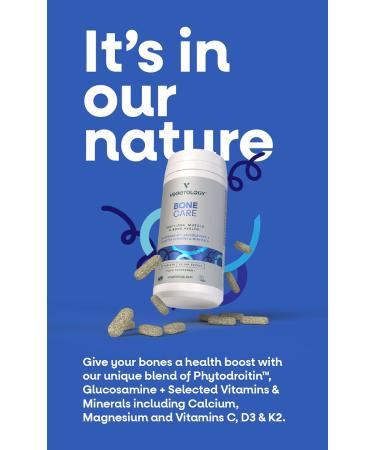 Vegetology Bone Care | Vegan Glucosamine & Phytodroitin | Joint & Bone Support | Allergy-Friendly and Sustainable | Made in UK - Buy Online on GoSupps.com