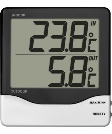 Buy TFA Dostmann Digital Thermometer - Indoor & Outdoor Large Display Maximum & Minimum Values | International Shipping Available - Buy Online on GoSupps.com