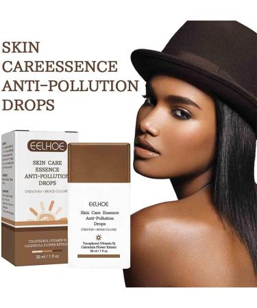 30ml Skin Care Essence Anti-Pollution Tanning Drops for Face Bronzer Drops Fake Tanning Peptide Serums Creates a Tanned Glow (1Pcs) - Buy Online on GoSupps.com