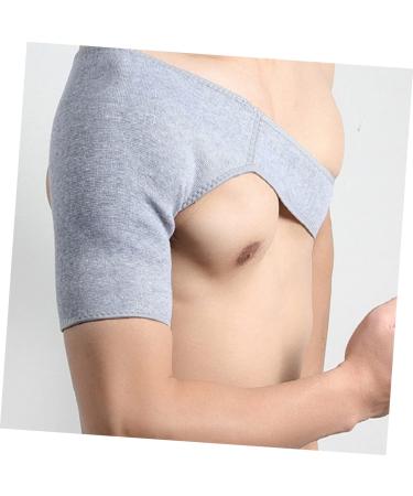 HAPINARY Rotator Cuff Support Shoulder Brace | Sports Shoulder Pads for Tendonitis | Heating Pad Shoulder Sling | Light Grey Elastic Fibers | 48.00X24.00X15.50CM - Buy Online on GoSupps.com