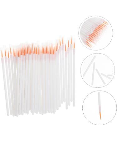 MUSISALY 100pcs Disposable Eyeliner Brush Eyeliner Blending Brush Make up Kit Cosmetic Eye Brush Nylon White - Buy Online on GoSupps.com