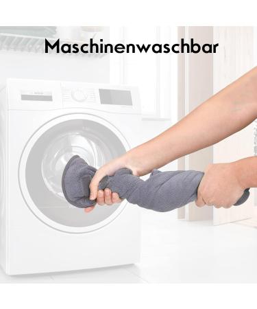 Quick-Drying Dog Wadry Coat | Absorbent Bath Towel Cape for Large & Medium Dogs | Adjustable Collar & Waist Gray (L) - Buy Online on GoSupps.com