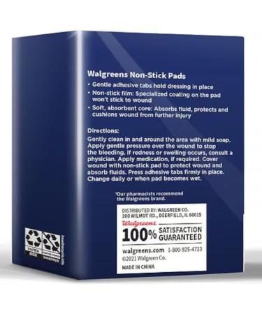 Buy Walgreens Non-Stick Pads with Adhesive Tabs - 20 ea | International Shipping Available - Buy Online on GoSupps.com