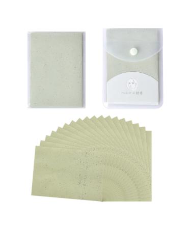 Cozlly 160 Sheets Oil Blotting Paper for Face Oil Control Blotting Paper Oil Absorbing Paper for Face Soft Facial Oil Control Film for Oily Skin Care and Make Up (Green)