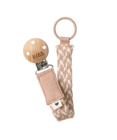 BIBS Paci Braid. Pacifier String. Organic Cotton. Danish Design OneSize (0-36 Months) Blush/Ivory Blush / Ivory
