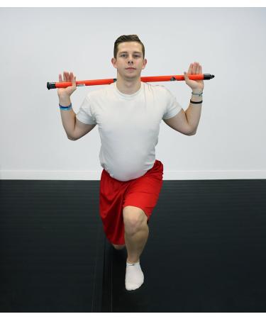 Cando 10-1604 Exercise Wate Bar  3 lbs Weight   Red 3 Pound Single - Buy Online on GoSupps.com