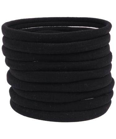 Buy Xima 40-Piece Black DIY Nylon Frontal Ligaments Hair Bands for Baby Girls - Soft Elastic Hair Accessories - Buy Online on GoSupps.com