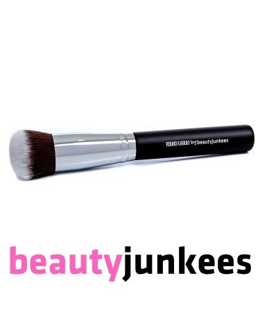 Buy Mineral Powder Foundation Brush Round Kabuki Brush for Pressed & Loose Powder Perfect for Flawless Finish | International Shipping - Buy Online on GoSupps.com