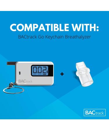 BACtrack Keychain Breathalyzer Mouthpieces (20 Count) - Compatible with BACtrack Keychain, Go, Vio, and T60 Breath Alcohol Testers - Pack of 1 - Buy Online on GoSupps.com