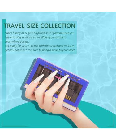 Lavender Violets 19 Pcs Gel Polishes Starter Kit with LED Nail Lamp - Hawaiian Island 969B - Buy Online on GoSupps.com