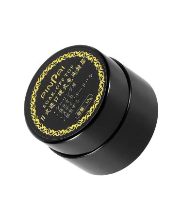 minkissy 1pc Nail Art Adhesive Builder Uv Top Coat Clear Uv Gel Nail Art Top Coat Gel Polish Glue Nail Builder Gel Nail Art Glue Clear Coat Nail Polish Nail Gel Nail Art Gel 4 in 1 Decorate 3.5*2.5*0.5cm Black