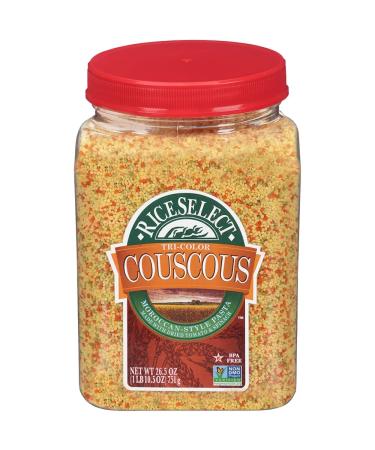 RICESELECT COUSCOUS TRI CLR 1.65 Pound (Pack of 1) Tri-Color Couscous