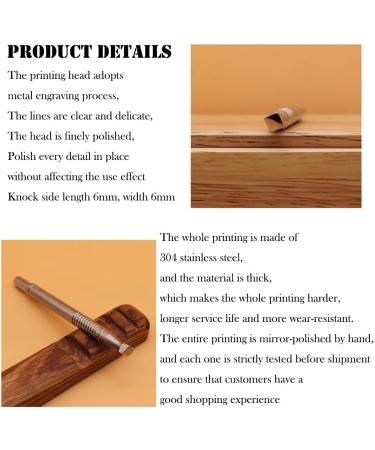 Professional Leather Stamping Tool Set - 304 Stainless Steel Edge Punch Carving Kit for DIY Leather Crafts (4pcs - XS+S+M+L) - Buy Online on GoSupps.com