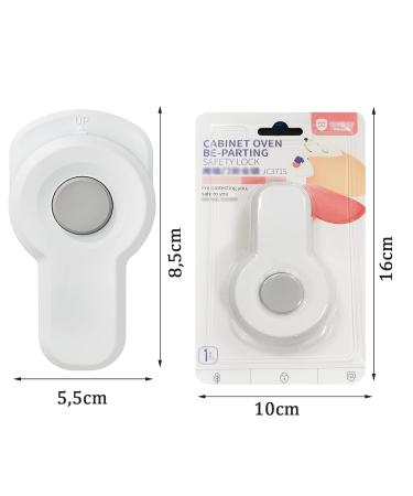 Vievre Oven Child Safety Lock | Stove Protection for Babies | Prevent Oven Door Access (White) - Buy Online on GoSupps.com