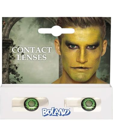 Buy Boland Colored Contact Lenses Reptile Black 3-Month Supply Non-Prescription 2 Pieces | International Shipping - Buy Online on GoSupps.com