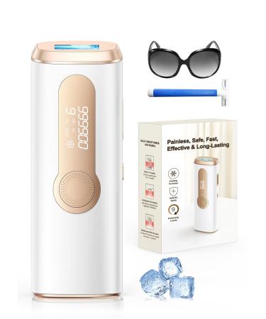 IPL pilateur Lumi re Puls e avec Indolore Refroidissement 3 en 1 HR/SC/RA pilateur Laser pour Aisselles/Maillot/Corps 9 Niveaux Lumi re Puls e Laser pilation D finitif