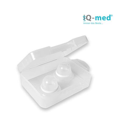 iQ-med Breastfeeding Aid | Nipple Former for Inverted Nipple Relief | 2 Pieces - International Shipping Available - Buy Online on GoSupps.com
