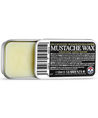 GUARDENZA GROOMING PRODUCTS Guardenza Mustache Wax - Extra Strong Hold - 15ml - Moustache Wax for Styling and Control