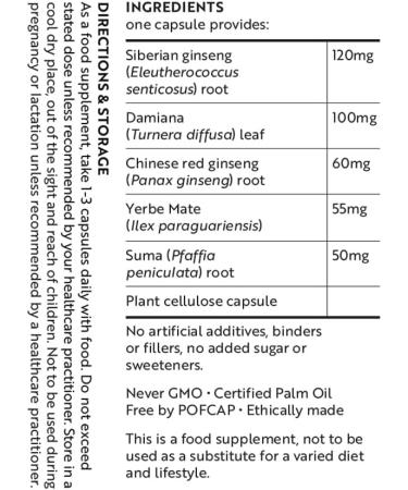 Viridian - High Potency Adaptogen Complex - 90 Caps | with 5 Natural Adaptogens | Supports Mental & Physical Energy | Increase Concentration & Focus | Nutritionist Formulated - Buy Online on GoSupps.com