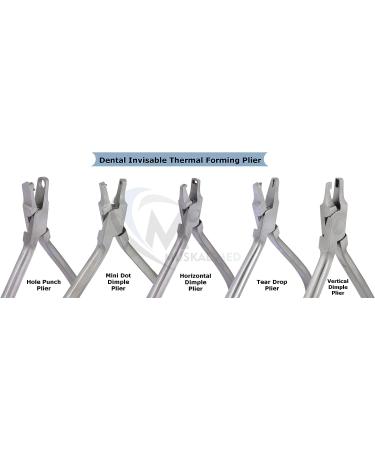 VISION TEK MED Orthodontic Mini Dot Dimple Plier | Dental Thermal Forming Retainer Aligner Braces Plier - Buy Online on GoSupps.com