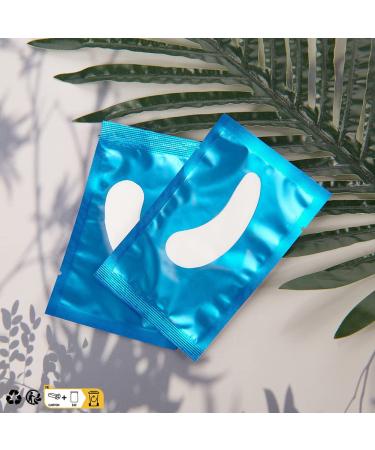50 Pairs Willowleaves Blue Eye Pads for Eyelash Extensions - Lint-Free Gel Patches & Lifting Pads - Buy Online on GoSupps.com
