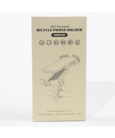 Buy Mohard 360 Rotatable Mobile Phone Holder for Bike - Never Fall Down - Compatible with 4.7-6.8 Inch Smartphones - Ideal for MTB & Racing Bikes - Buy Online on GoSupps.com