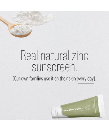 Second Layer Organics All Natural SPF 32 Sunscreen Body Lotion - Vegan & Reef Safe - Buy Online on GoSupps.com