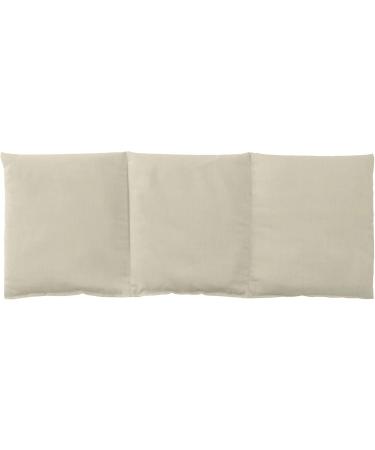 Buy 50x20cm Spelt Pillow - Large 3-Chamber Raw White Grain for Comfort | Heat & Cold Therapy Pillow - Buy Online on GoSupps.com