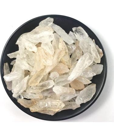 Stone Crafts 100g Natural White Quartz Crystal Stone Rock Chips Specimen Quartz Crystals Natural Stones Natural Luster - Buy Online on GoSupps.com