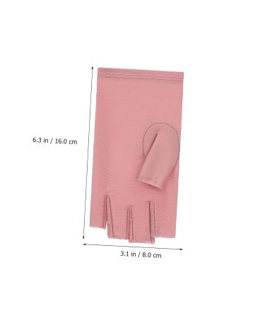 PAMINGONO 2 Pairs UV Gloves Manicure Gloves Nail Gloves Nail Art Accessory UV Rays Gloves Gel Nail Gloves UV Nail Gloves Fingerless Gloves Nail Art Supplies Nail - Buy Online on GoSupps.com