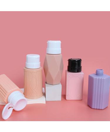 ZJchao 220ML Nail Care Bottle Nail Polish Dispenser Pump Bottle Reusable Press Bottle for Manicure with Sealing Cap ABS Material Dispensing Bottle for Storing Nail Polish on Nail Art - Buy Online on GoSupps.com