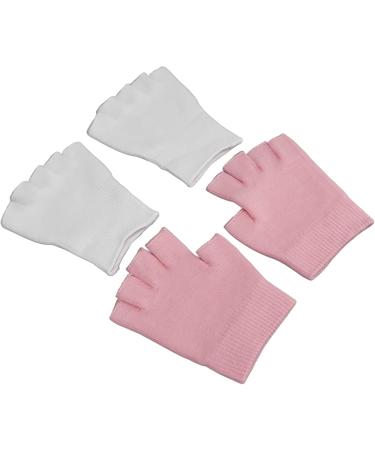 Qukaim Spa Fingerless Gloves Moisturizing Gel Fingerless Gloves and Open Toe Socks Set for Cracked Hands and Feet Spa Repair Kit. - Buy Online on GoSupps.com