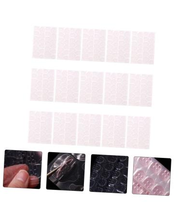 minkissy 15 Sheets Nail Art Double Sided Tape Jelly Adhesive Tabs Nail Glue Transparent Adhesive Fake Nails Nail Sticker Nail Adhesive Tabs Transparency Film Stickers Nail Polish Silica Gel - Buy Online on GoSupps.com