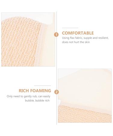 FRCOLOR Exfoliating Bath Gloves - 2pcs Scrub Mitts for Glowing Skin | Body Scrubber & Loofah Mitts for Optimal Exfoliation - Buy Online on GoSupps.com