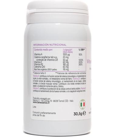 Benessence - Fat-soluble vitamins Coenzyme Q10 and Aloe Vera - 60 capsules - Buy Online on GoSupps.com