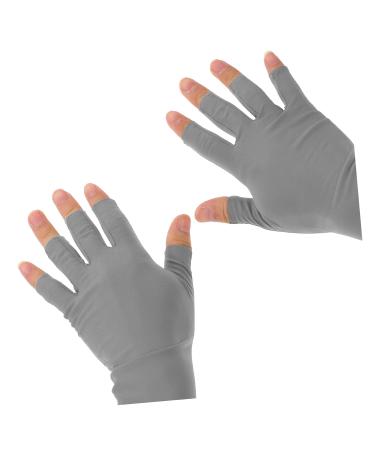 Healeved 2 Pairs protective gloves for manicure gloves breathable Nylon Anti-UV Nail supplies gel sun protection gloves UV nail gloves nail art UV gloves summer - Buy Online on GoSupps.com