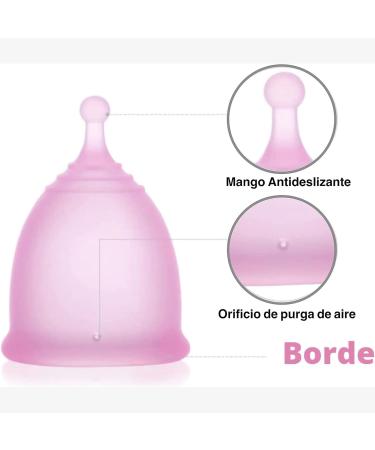 Ella y Yo Menstrual Cups - 2 Sizes L Sterilizer & Cotton Bag | 100% Soft Medical Silicone Washable & Reusable - Buy Online on GoSupps.com
