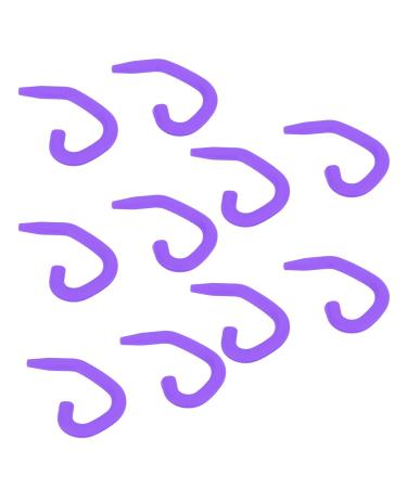 5 pairs of mask ear protection soft silicone listeningers for masks face cover ear hooks hook silicone cover to prevent the face cover ropes from pulling (purple)