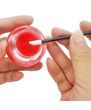 500Pcs Disposable Lip Brushes - Lipstick Gloss Wands Applicator Tool Kit (Black) - Buy Online on GoSupps.com