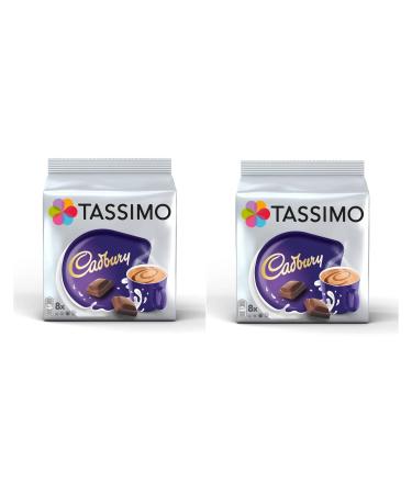 Tassimo Tassimo Cadbury Hot Chocolate T-Discs 2 Packs of 8 (16 Discs Total)